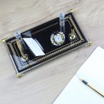 409 Kristal Cam Masa İsimliği - 2