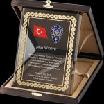 PB2009 Altın Yaldız Kristal Plaket - 1