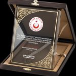 PB2011 Altın Yaldız Kristal Plaket - 2