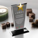 PB3005-FY Kristal Plaket - 1