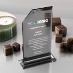 PB304-Füme Kristal Plaket - 1