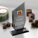 PB322-Füme Kristal Plaket - 1