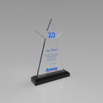 PB963 Kristal Plaket - 2