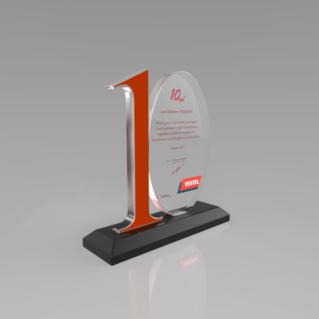 PB973 Kristal Plaket