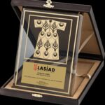 PB2001 Altın Yaldız Kristal Plaket - 3