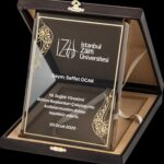 PB2007 Altın Yaldız Kristal Plaket - 3