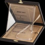 PB2051 Altın Yaldız Kristal Plaket - 4