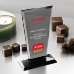 PB3005-Füme Kristal Plaket - 2