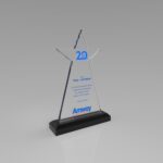 PB963 Kristal Plaket - 3